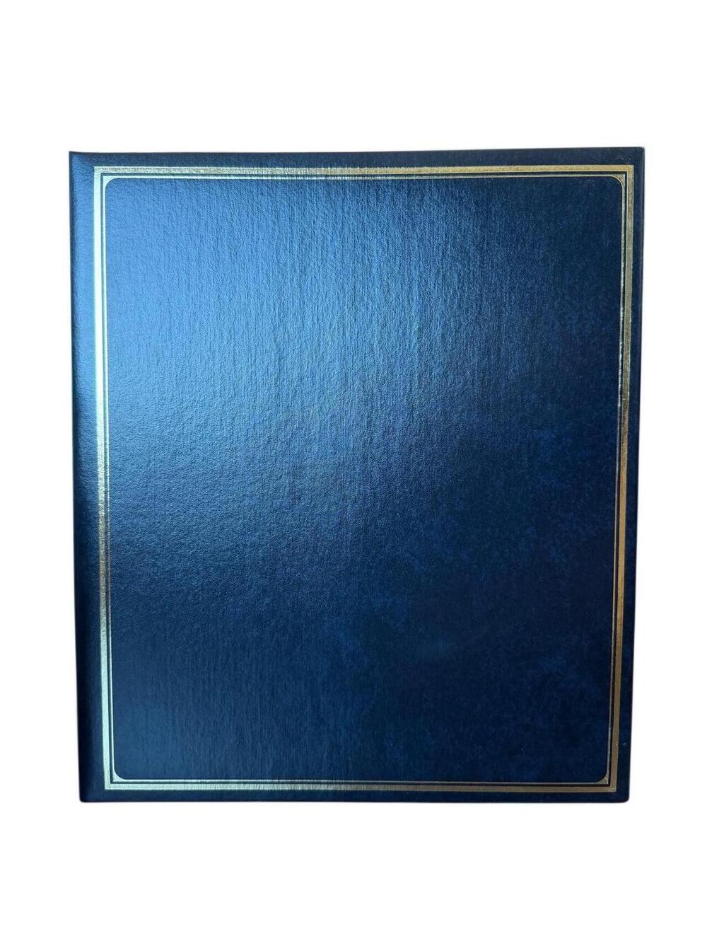 Vintage Gibson Black Leather Scrapbook Album NWT
